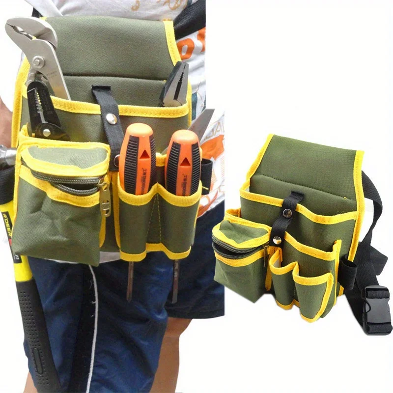 Electrician Tools Belt Storage Waist Bag Screwdriver Holster Working Holder Drill Organizer Pouch Versatility Waterproof Toolkit