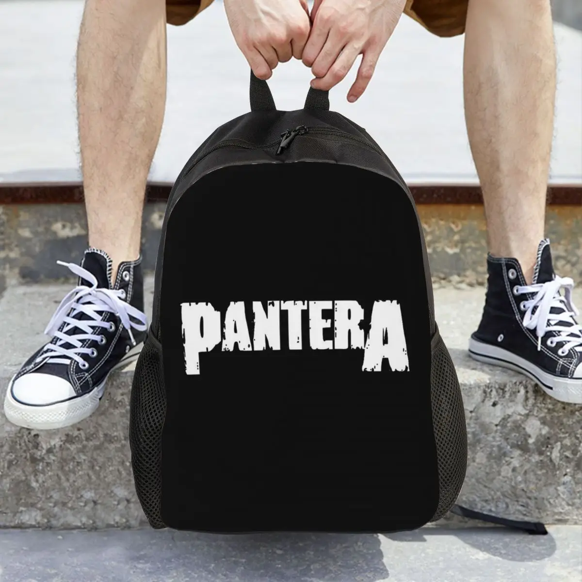 Pantera Heavy Metal Band Music Student Backpack School Bag Hiking Travel Daypack for Boys Girls Fashion Bookbag Shoulder Bags view 6
