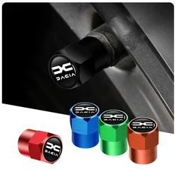 4Pcs Metal Car Tire Valve Caps Wheel Dust Cover Accessories For Dacia Duster Logan Sandero Lodgy Dokker Stepway Mcv 2 Solenza La