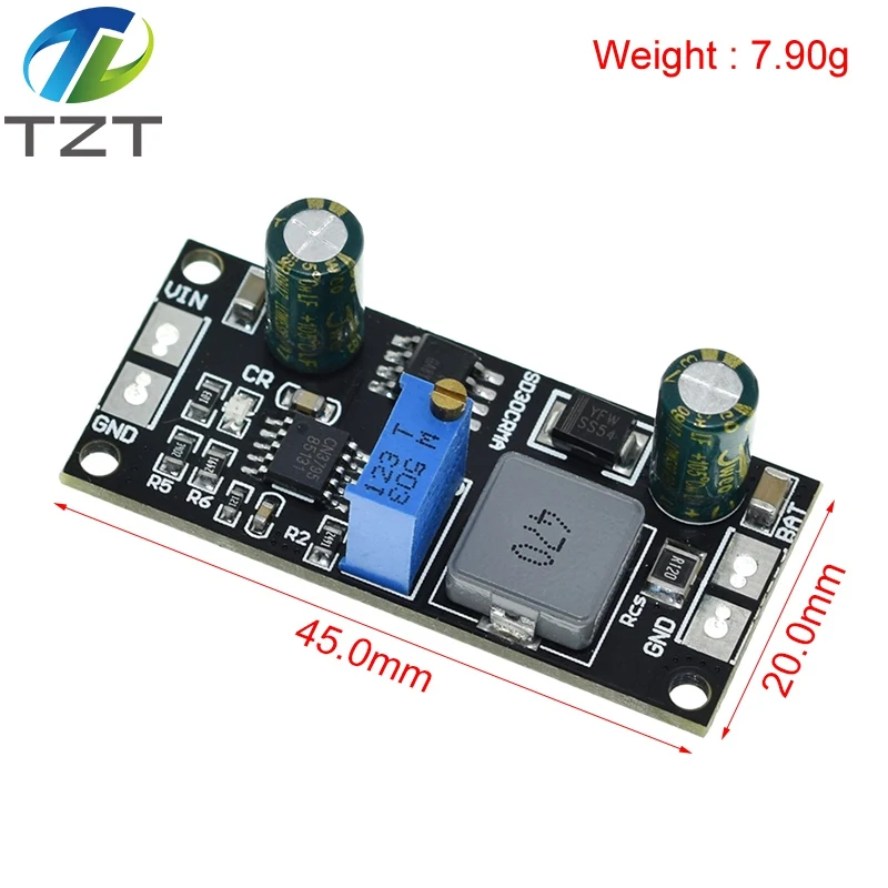 TZT MPPT 1A 3.2V 3.7V 3.8V 7.4V 11.1V 14.8V Lithium Battery Charger Module for 9V 12V 18V Solar Panels DIY KIT