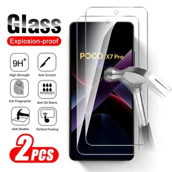2Pcs Protective Glass For Xiaomi Poco X7 Pro 5G 9H Premium Screen Protector Cover Film PocoX7Pro Poko Little X7Pro X 7 Pro 7Pro