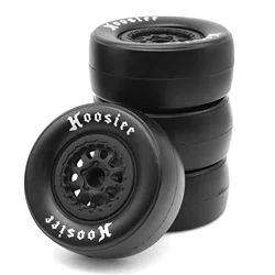 RS RC Rear Drag Racing Belted Wheel Tires for 1/10 RC Truck Car Slash 2WD Losi 22S DR10 Tension pulling ash