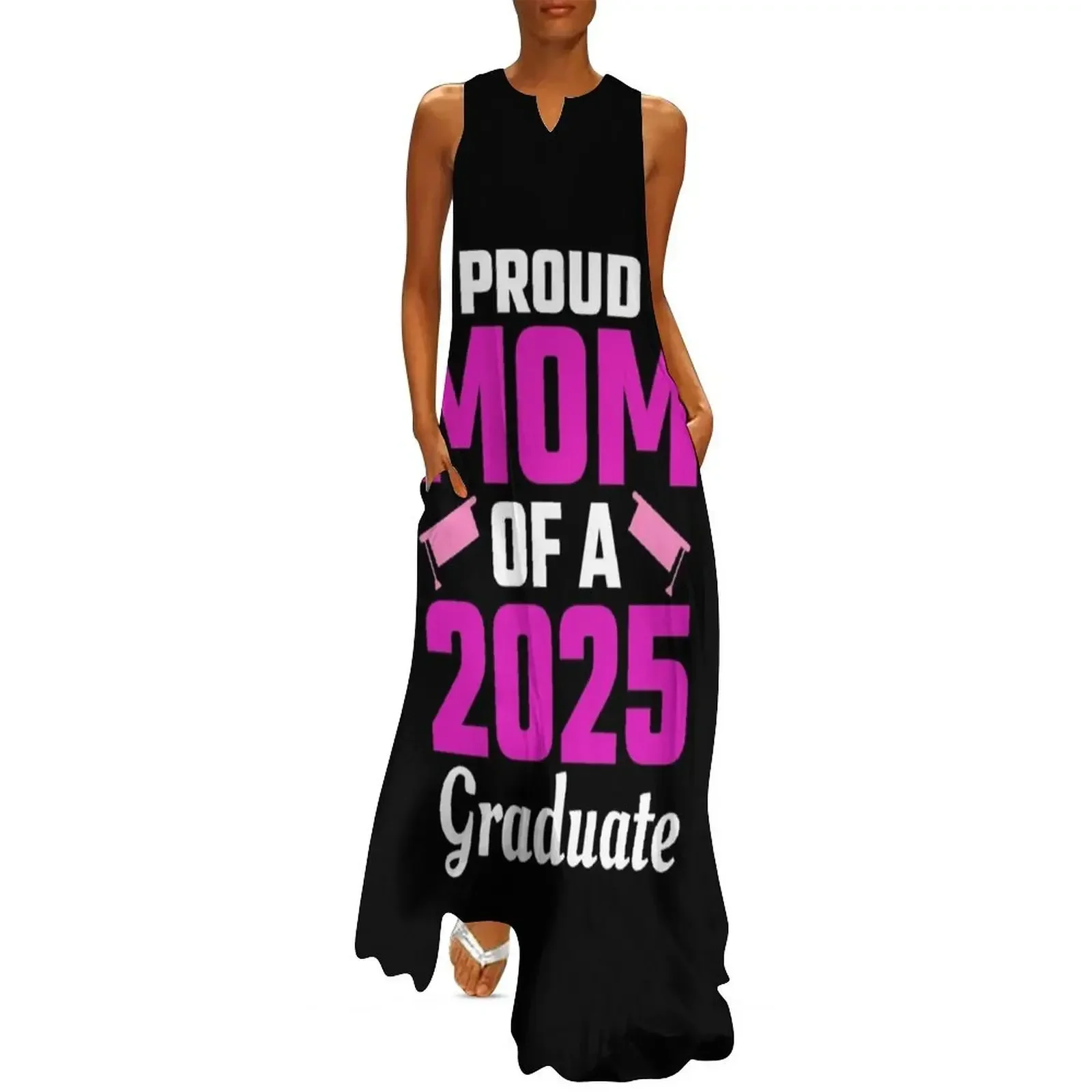 

Proud Mom of A 2025 Graduate - High School College Senior Graduation Long Dress dresses korean style Dress