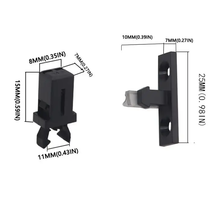【10Set】PR-001 Small Door Lock Switch Lock For MS Air Conditioner Set Top Box TV EVD DVD Door Cover