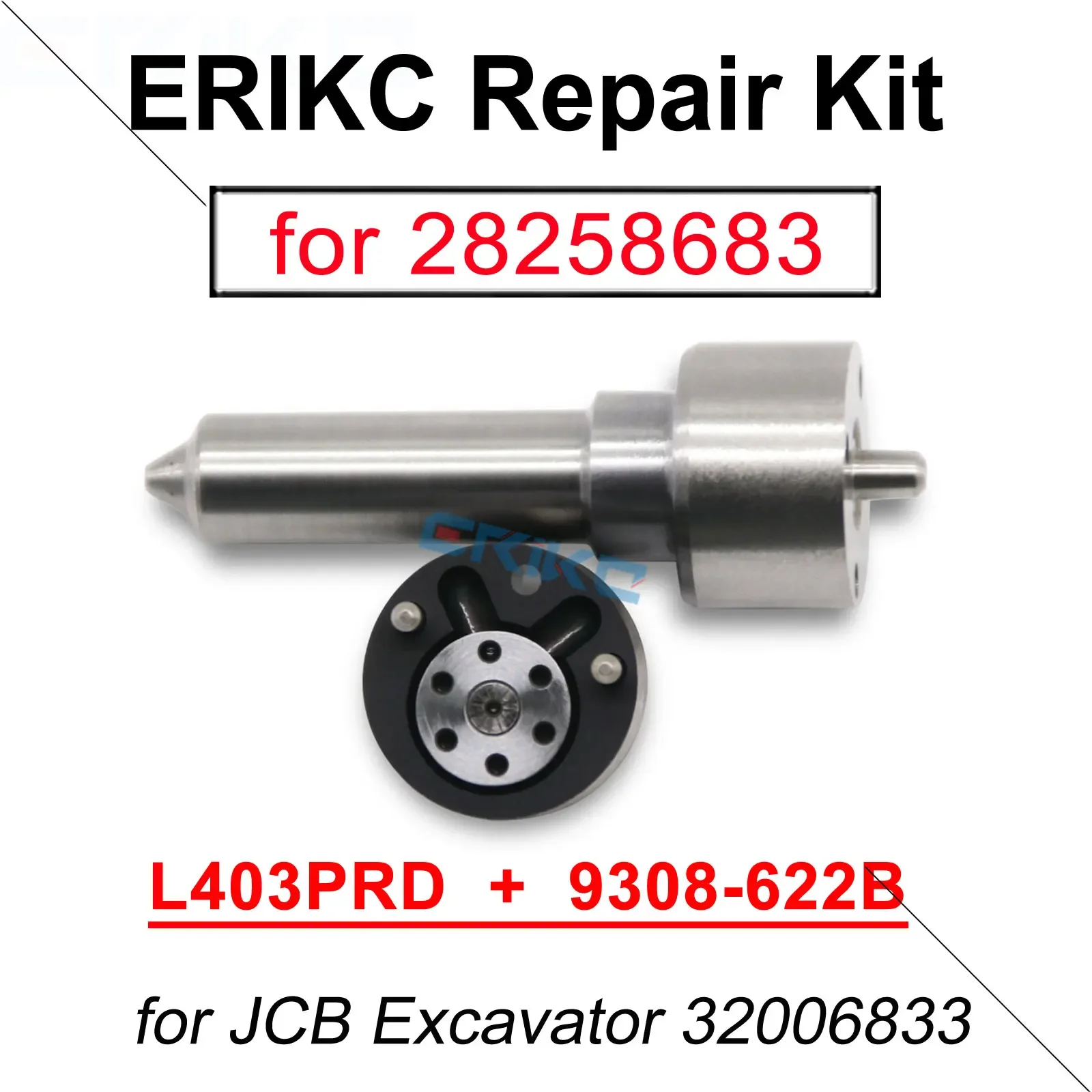 

28258683 Дизельный инжектор 3200683 Ремкомплект сопла L403PRD L403PBD клапан 9308-622B для экскаватора Delphi JCB 320 06833 320-06833
