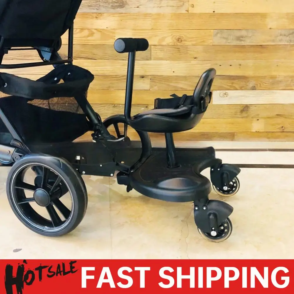 

Universal Baby Strollers Pedal Adapter Baby Prams Auxiliary Trailer Footrest Buggy Pushchair Standing Seat Stroller Accessories