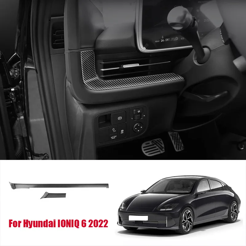 For Hyundai Aini Krypton IONIQ6 IONIQ 6 2022+ front dashboard air conditions outlet cover center conlose panle strip accessories