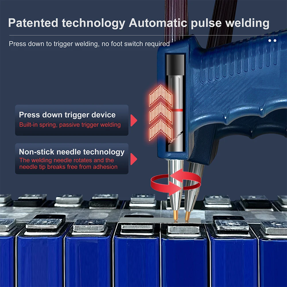 3500A 801H High Current Pulse Spot Welding Machine Lithium Iron Phosphate Batteries Can Be Welded Welding Aluminum And Nickel