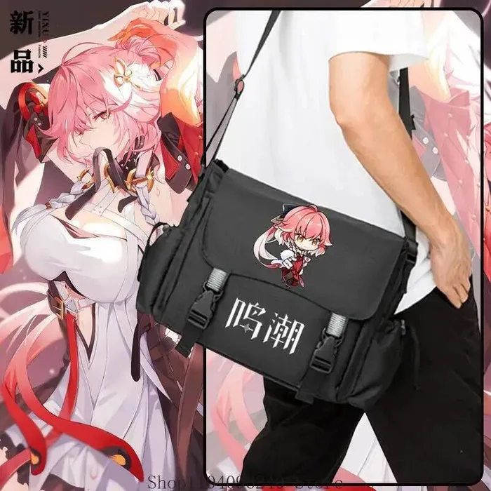 

Рюкзак Wuthering Waves Changli Jinhsi для косплея, школьный рюкзак, аниме, сумка для косплея, сумка-мессенджер, аниме-игра