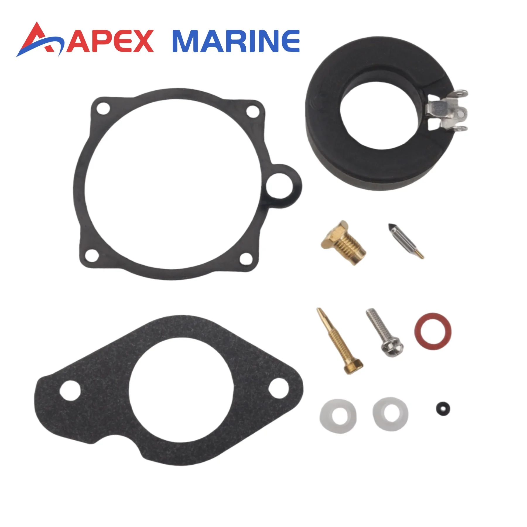 689-W0093-00 01 02 Boat Motor Carburetor Rebuild Set for Yamaha 2-Stroke 25 30 HP Outboard Engine Carb Replacement Parts 18-7770