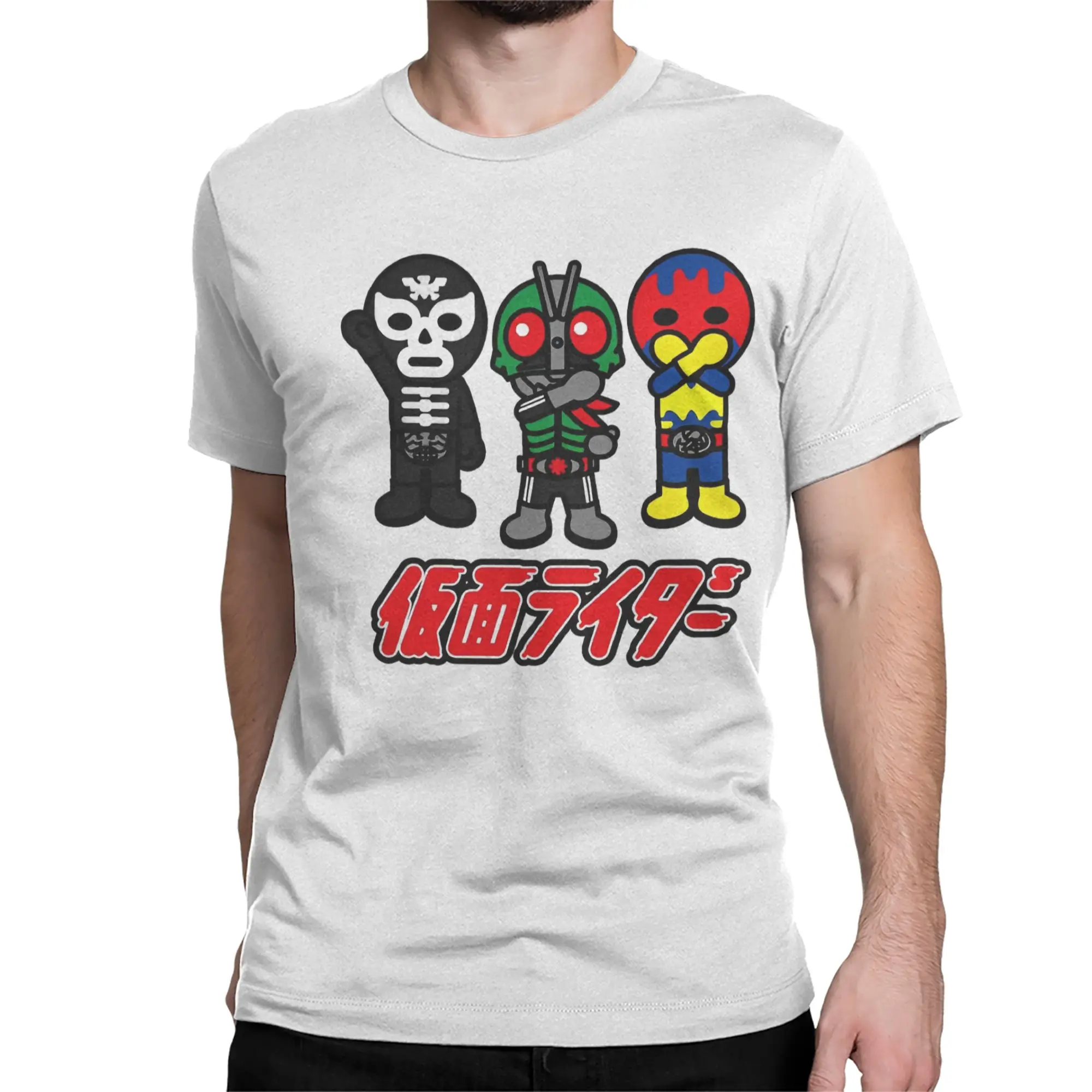 Kamen Rider for Men Women T Shirt  Novelty Tees Short Sleeve Crew Neck T-Shirt Cotton New Arrival Clothes