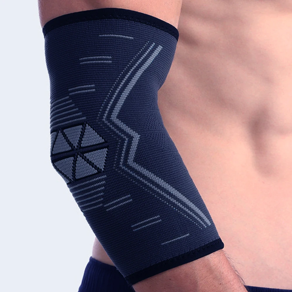 1Pcs Elbow Brace with Compression Design, Golfer's Tennis Elbow Support for Joint Pain & Tendonitis Recovery Weightlifting view 4