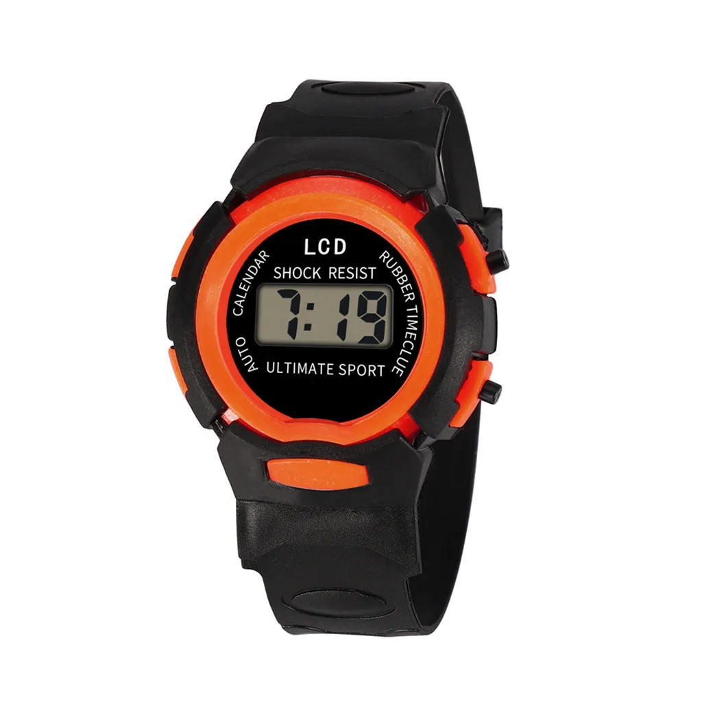 Children Girls Analog Digital Sport LED Electronic Waterproof Wrist Watch New