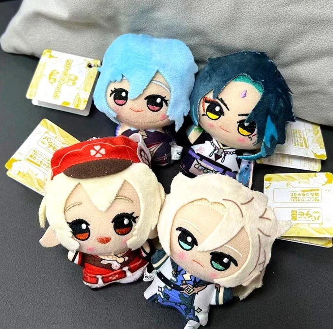 

Аниме Genshin Impact Diluc Tartaglia Albedo Xiao Venti Косплэй плюшевая хлопковая кукла брелок мультфильм Maumet куклы игрушки кулон подарок