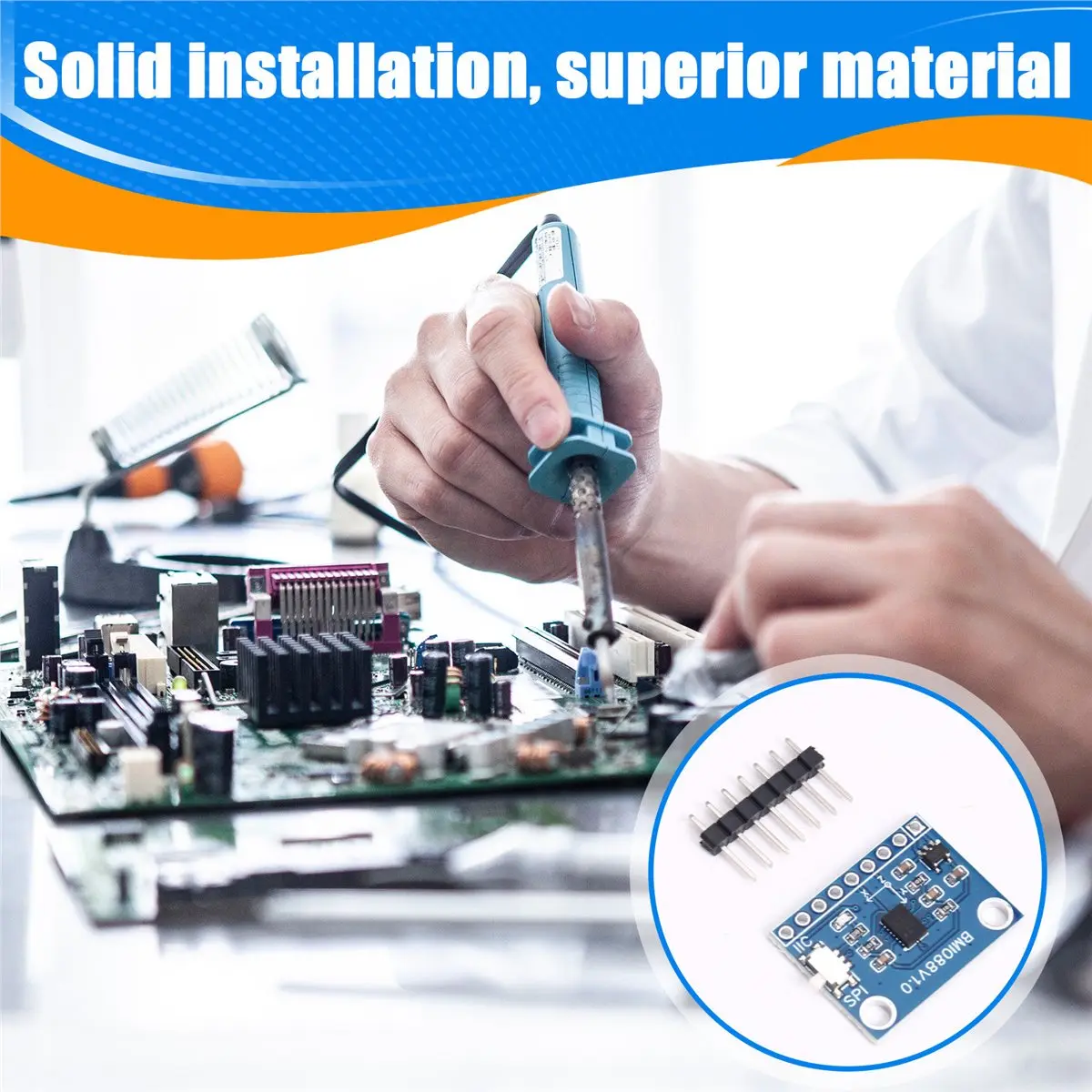 belong BMI088 Gyroscope Accelerometer Six-Axis Sensor Module High-Performance Six-Axis IMU for I²C SPI