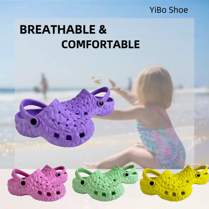 Boys And Girls Shoes Pure Color Breathable Eva Cogs Lovely Non-slip Sandals Four Seasons Wear Garden Shoes Baby Toddler Shoes