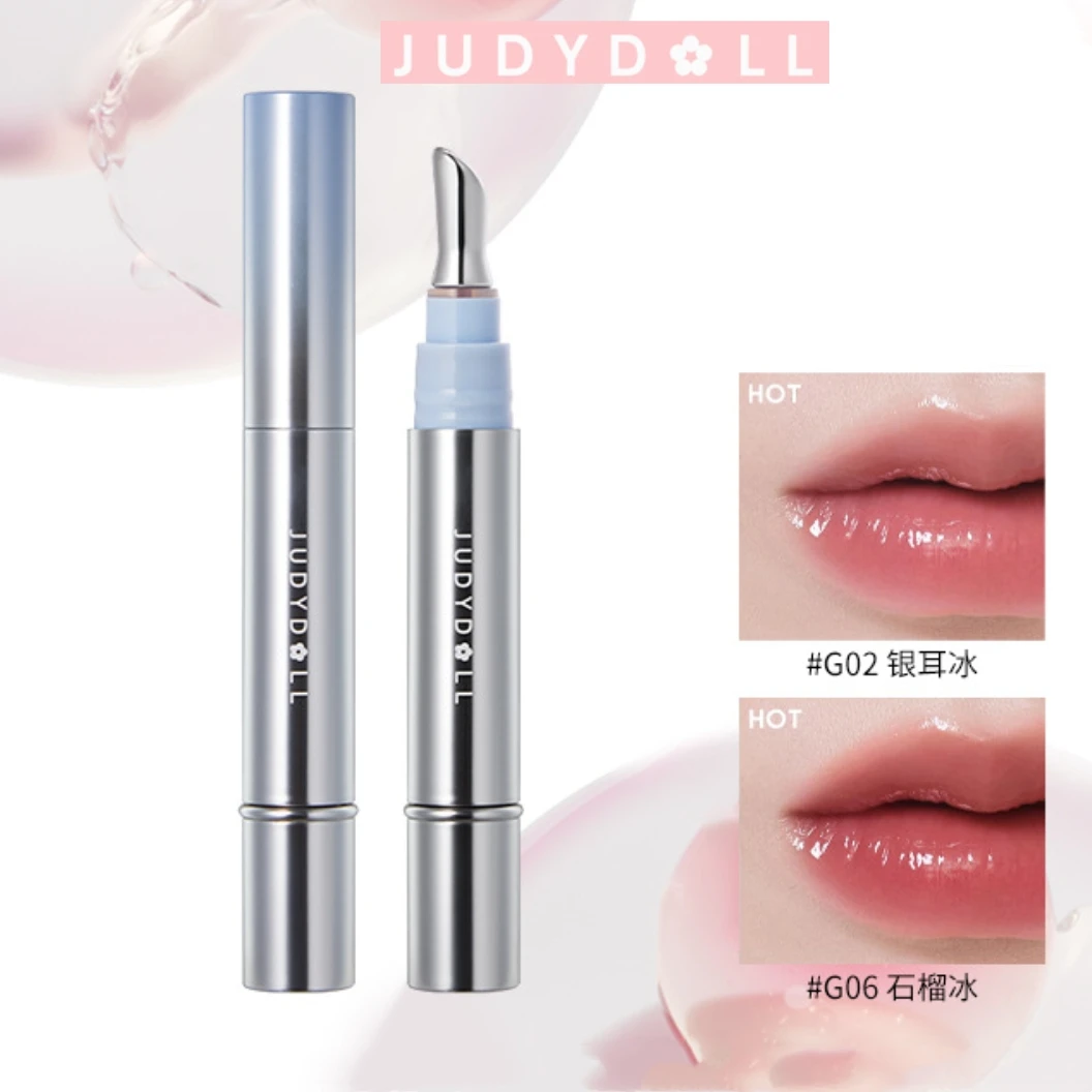 Judydoll ICE Watery Essence Lip Glaze Gloss Lip Liner Moisture Lip Tint HD High Color Lipsticks Kosmetyki do makijażu