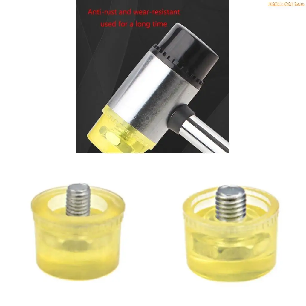K1AE Dual Face Soft for Touch Hammer for Head Plastic Coated Grip for Head Mallet Han