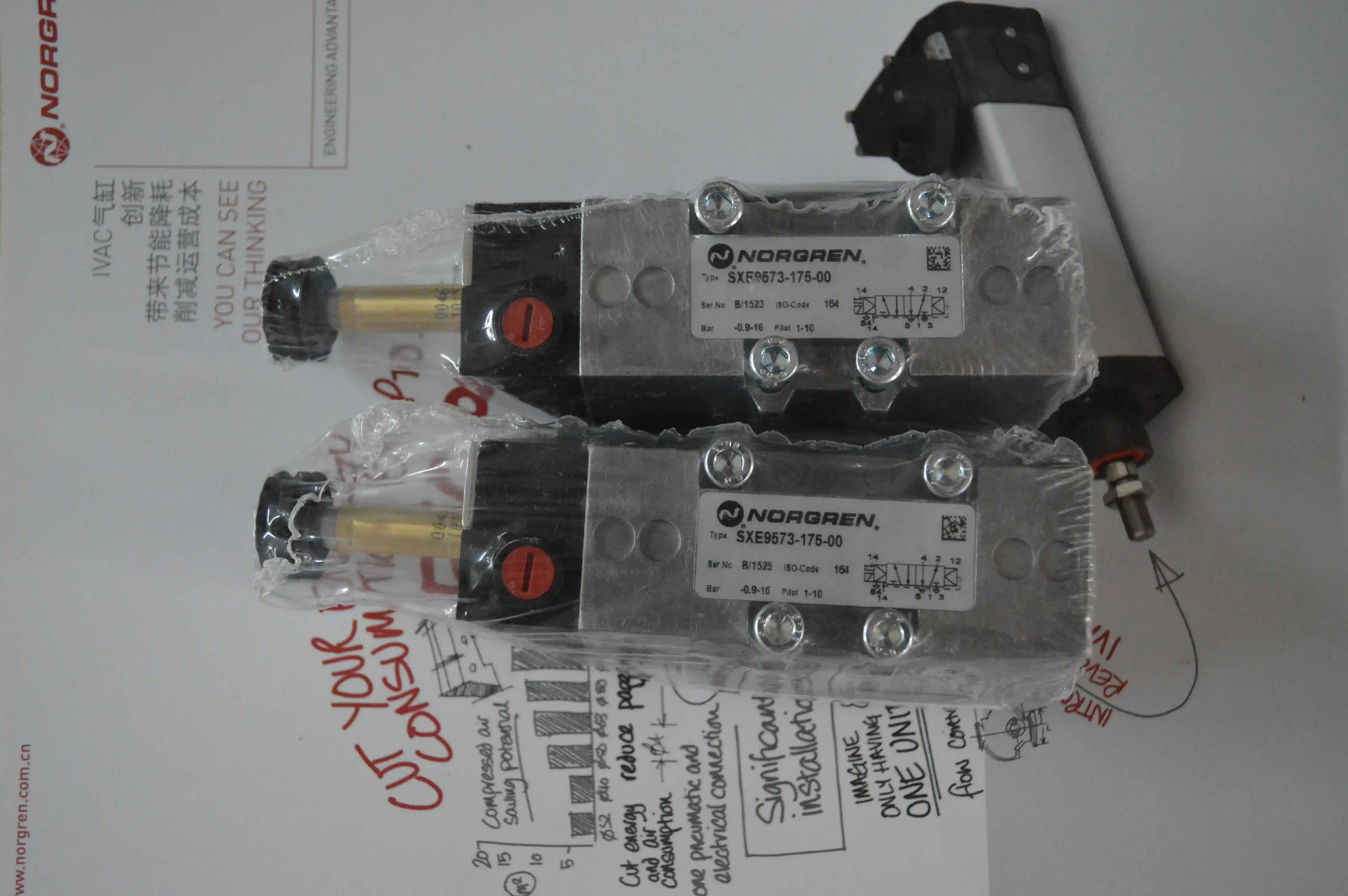 Spot Norgren SXE9574-Z70-80/33N Solenoid Valve, Agent Spot ISO3