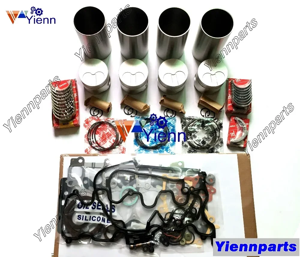 

For TOYOTA 1TR 2.0L Overhaul Rebuild Kit Fit Toyota Hilux TGN15L Model Engine Spare Parts