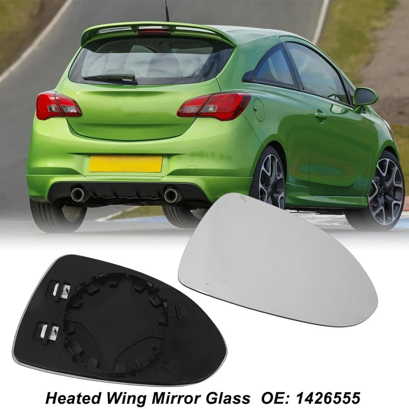 

For Opel Vauxhall Corsa D (2006-2014) & Corsa E (2014-2020) Reversing Lenses & Rearview Lenses - Direct Replacement