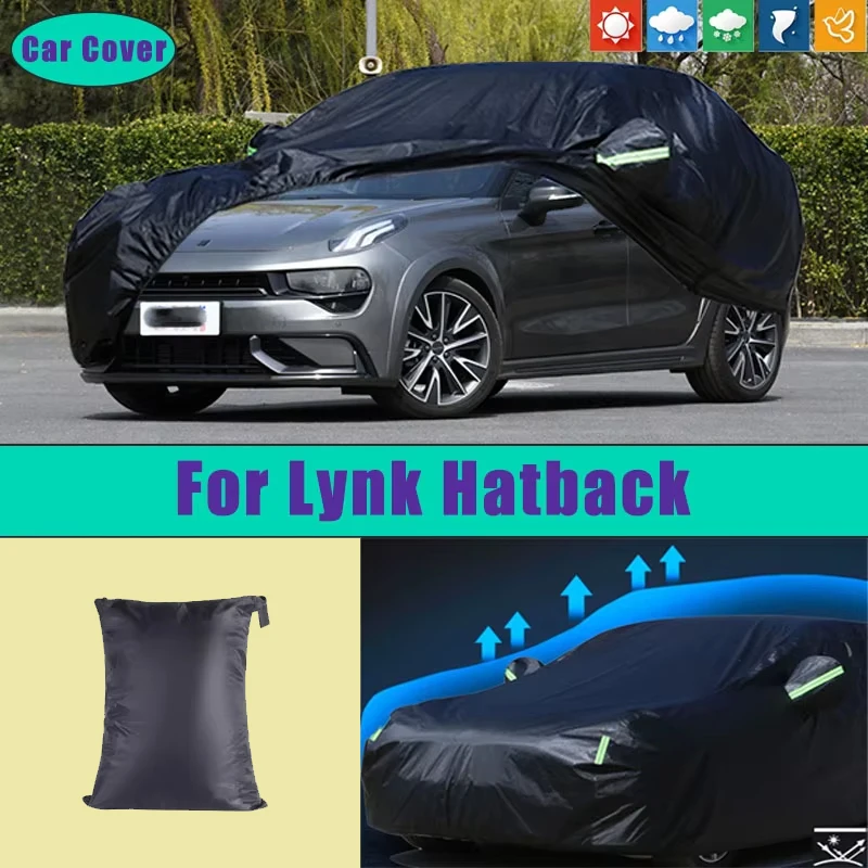 

Car Full Outer Covers Outdoor Waterproof Dustproof Sun Rain Snow Protection Exterior Car Accessories For Lynk Hatback