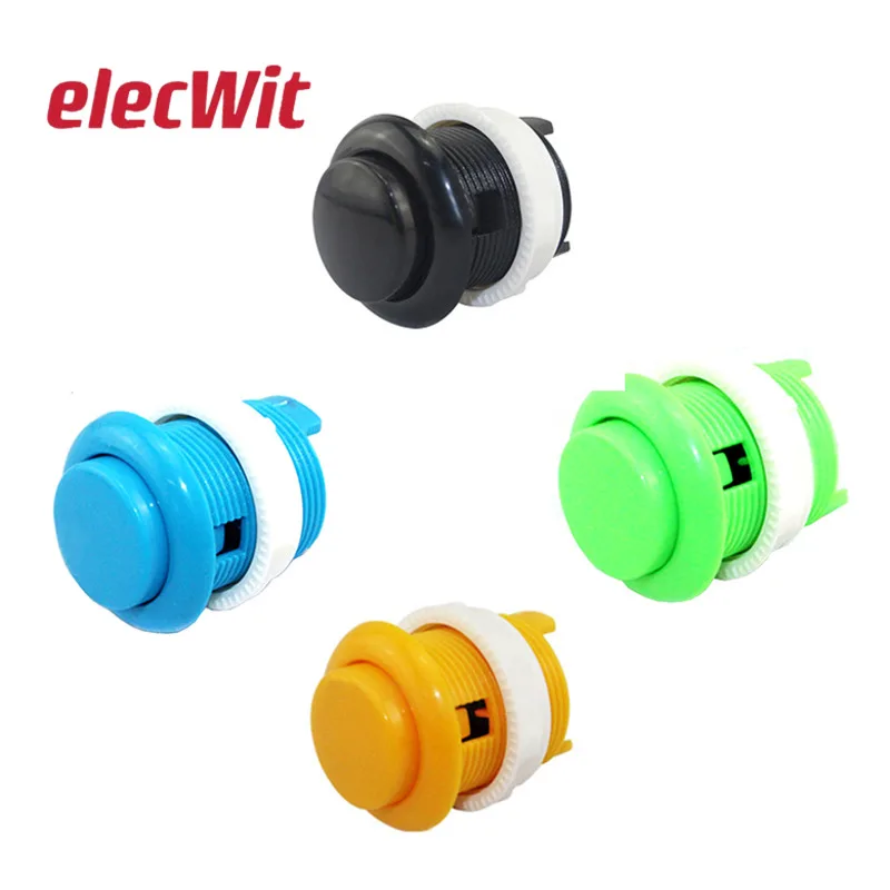 28mm High Quality Arcade Button DIP Push Buttons Switch Keysters for Arcade Game Machine