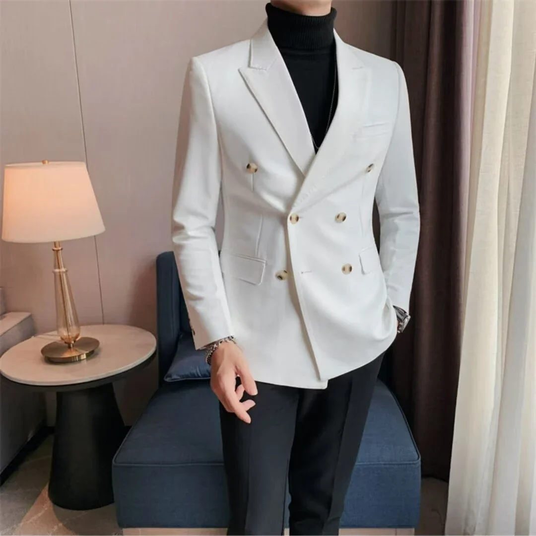 Spring Autumn Solid Color Man Coat Trend 2024 Jacket for Men New In Trendy Luxury Designer Harajuku Deals Cheap Sale Aesthetic