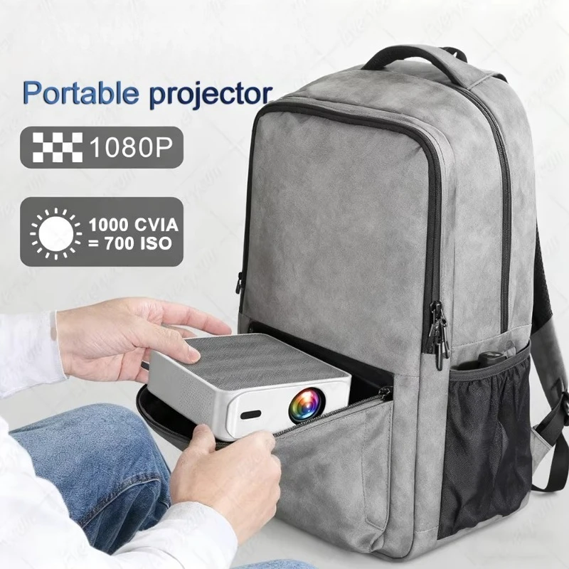 Video Projector 4K Mini Portable Projecteur 4K Decoding Screen Mirroring 4k Wifi Full hd Projector 4K Smart Android Projector