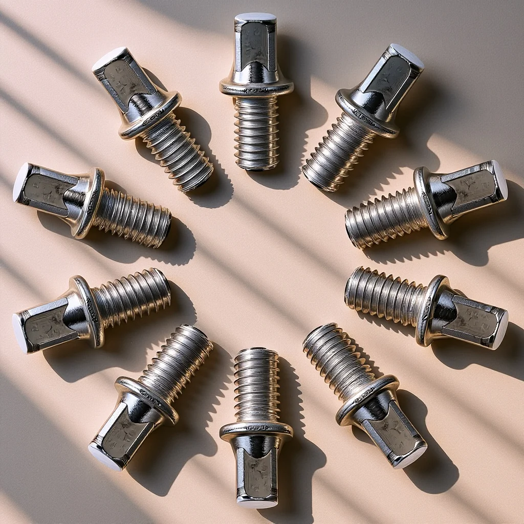 

10pcs Screw Accessories M6X10Mm Silver Plated Iron Snare Drum Hardware Tight Fit For Repair Jazz Screws Drum Set Bolts