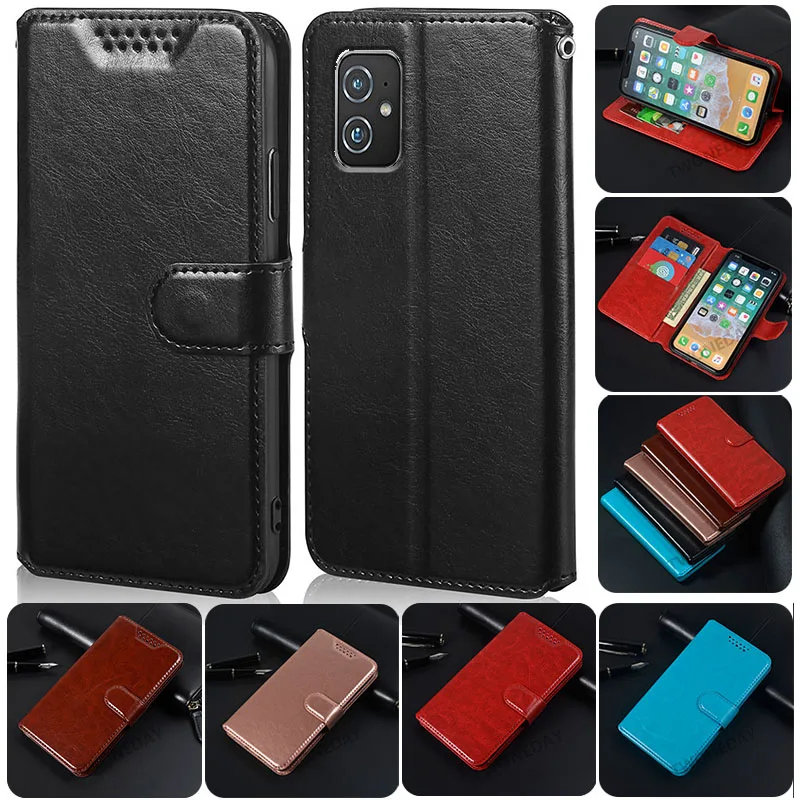 Чехол-бумажник для ASUS Zenfone 8 ZS590KS ZS590KS-2A007EU I006D 8z, чехол-книжка с подставкой, кожаный чехол-книжка, Магнитный чехол для телефона