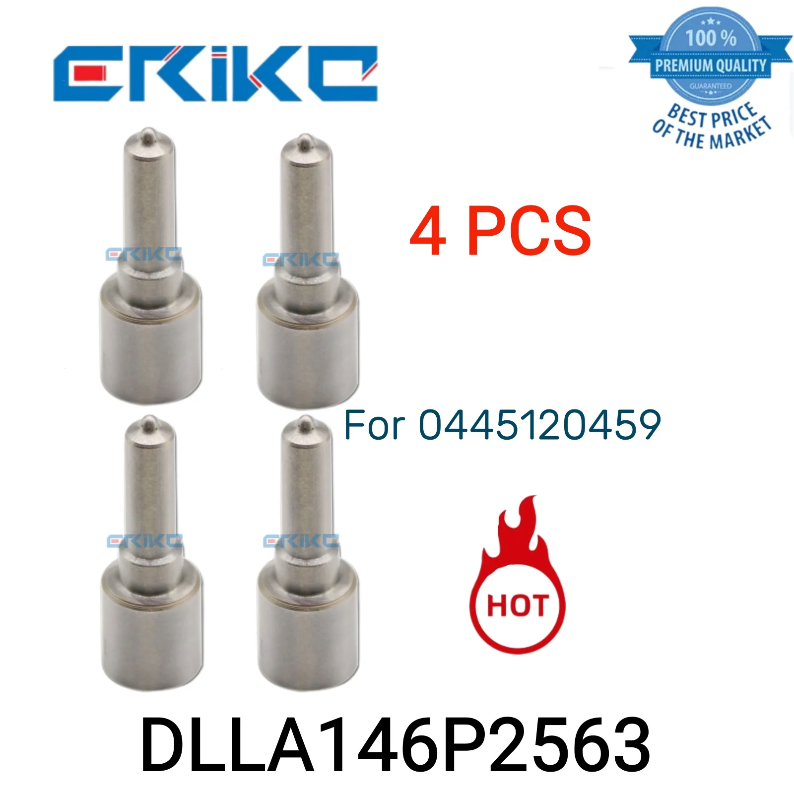 4 PCS  DLLA146P2563 Diesel Fuel Nozzle 0 433 172 563 DLLA 146 P 2563 Nozzle Diesel Injection DLLA 146P2563 for 0445120459