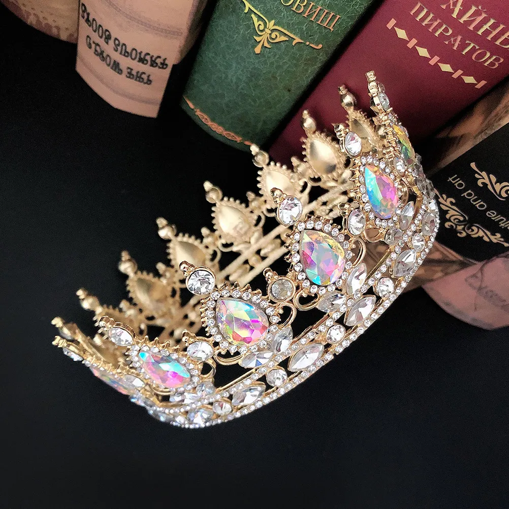 Rhinestone Bride Crown Wedding Headdress for Women – Elegant Bridal Headpiece for Prom, Party, Festival & Gift