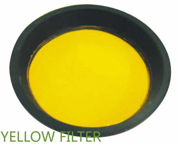 Filtro Amarelo para Lâmpada de Fenda