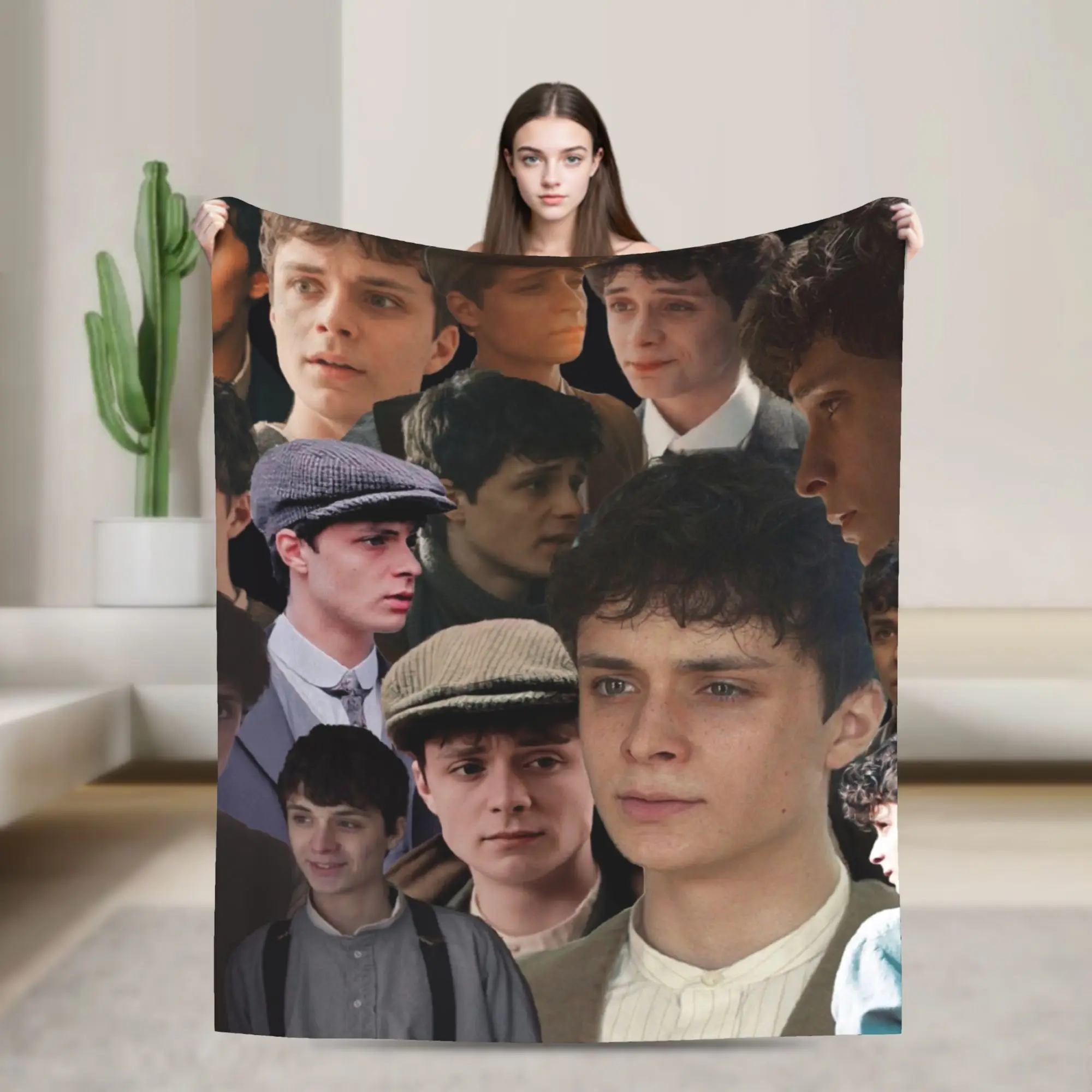 Gilbert Blythe Collage Blanket Velvet  Winter Anne with an E  Multifunction Warm Throw Blankets for Sofa Couch Bedspreads