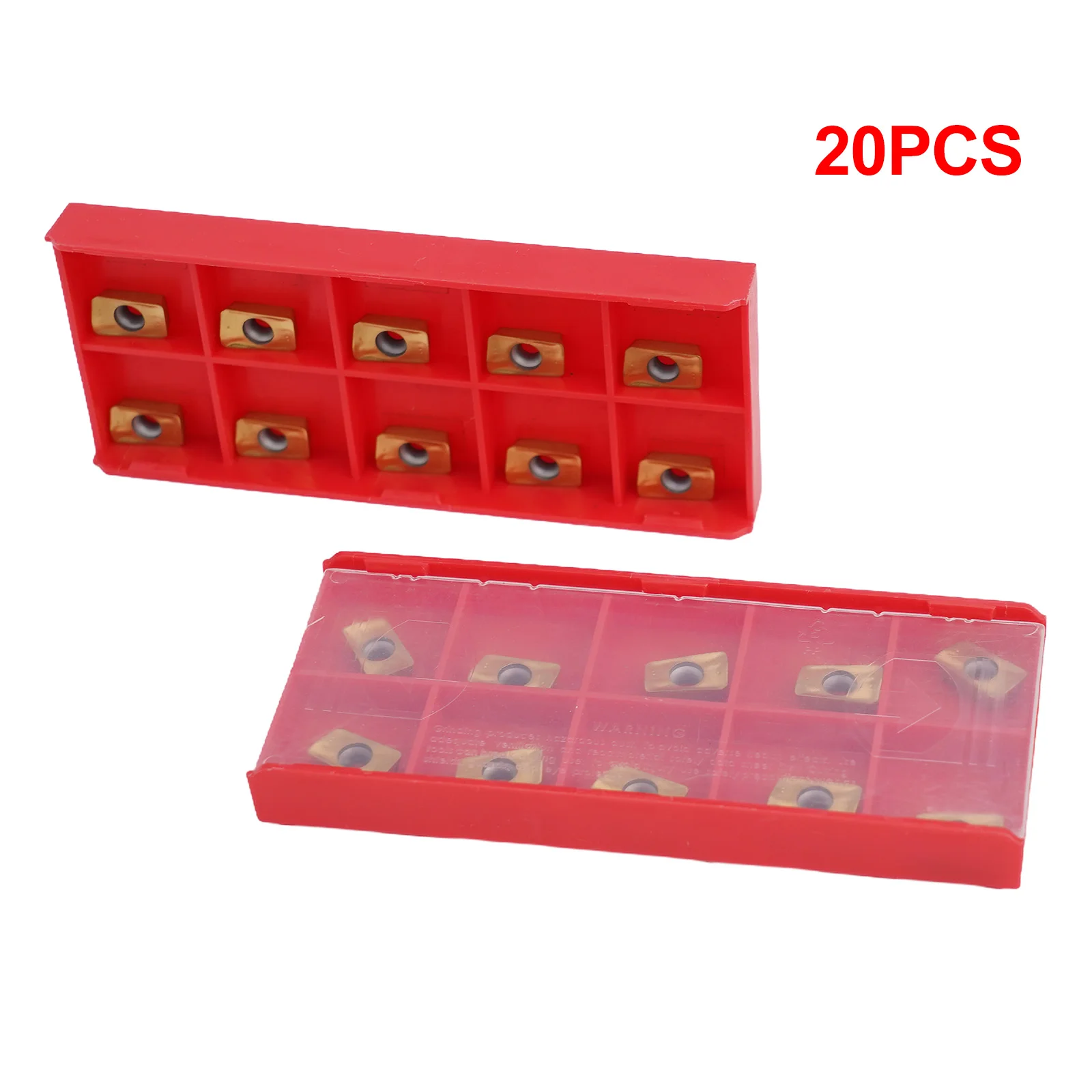 

20 pcs Carbide Inserts APKT11T3 with TiN Coating for Face Milling Superior Performance in Challenging Machining Environments