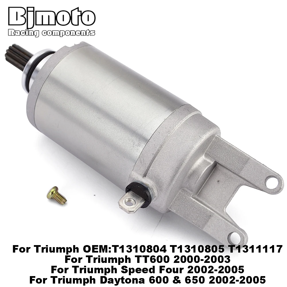 

Стартер мотоцикла для Triumph TT600 Speed Four Daytona 600 и 650 Tiger 800 Street Triple 675R T1310804 T1311112 T1314455