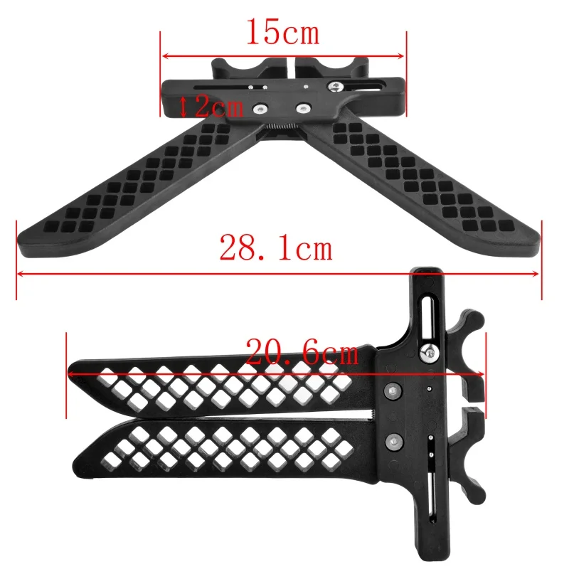 Compound Bow Stand Sturdy Material Bow Legs Bracket Outdoor Archery Accessories Rack Kicks Stand Holder