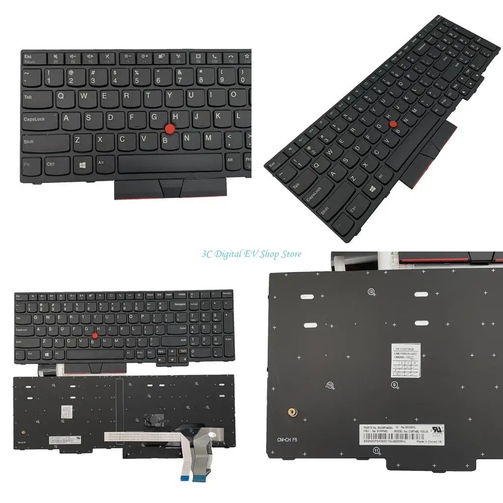 

E74D для ноутбука P15S, замена американской английской клавиатуры с подсветкой