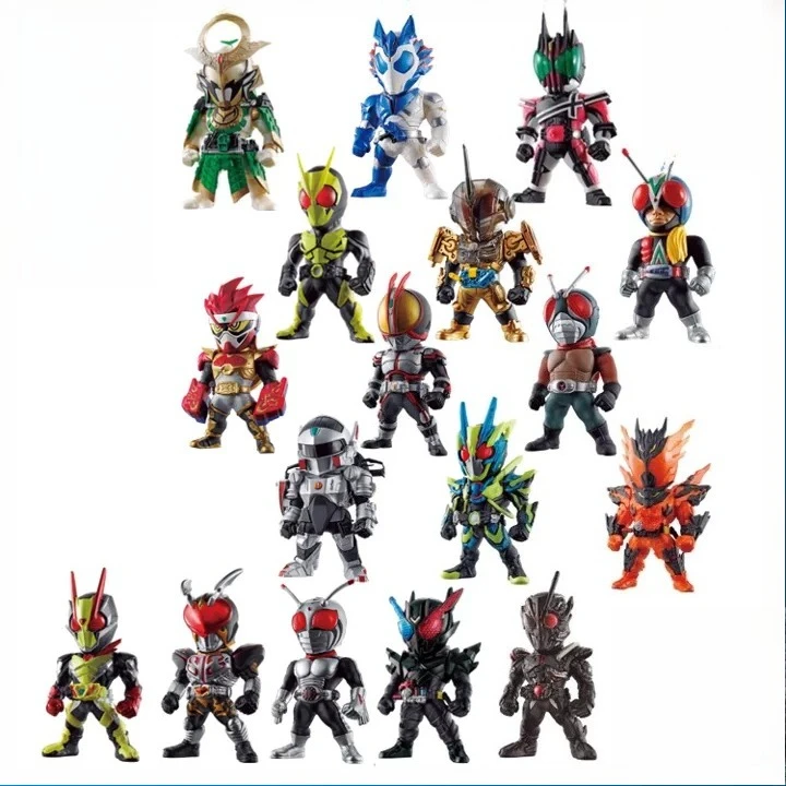 Камен Райдер Гашапон Фигурка-модель Игрушка в капсуле CONVERGE Vol.16-18 Decade Zangetsu Shin RabbitTank Набор