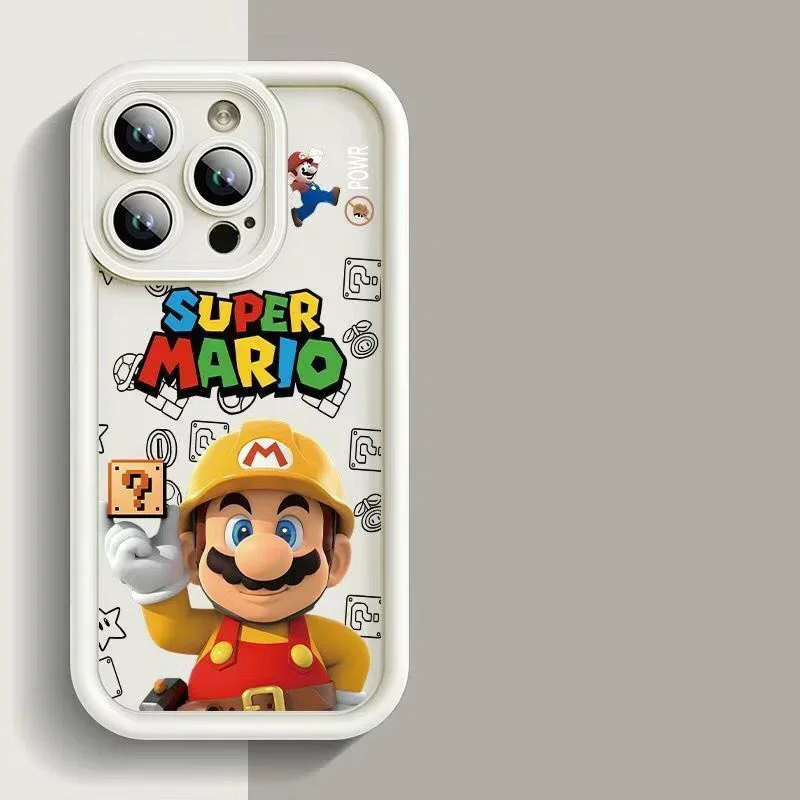 Phone Case For Google Pixel 9 8 7 8A 7A Pro XL 9Pro 7Pro 8Pro 9ProXL cover Super Mario Silicone Couple New Design