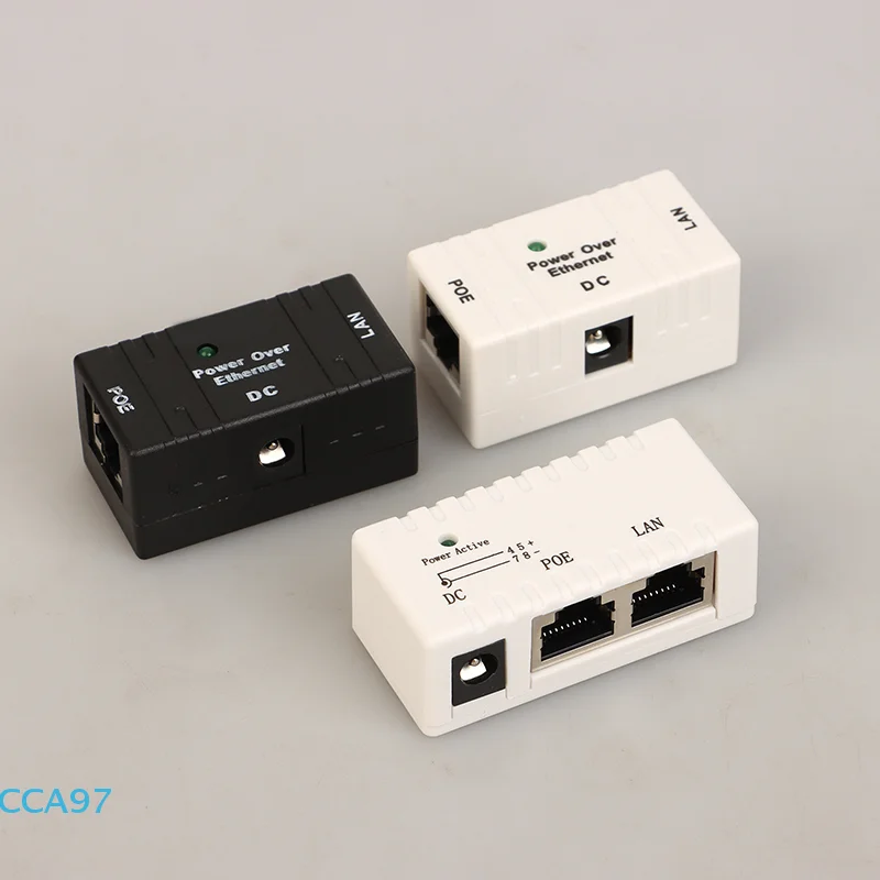 

1 Piece DIY Accessories 10/100Mbps 5V-48V/2A POE Injector Power Splitter For IP Camera POE Adapter Module