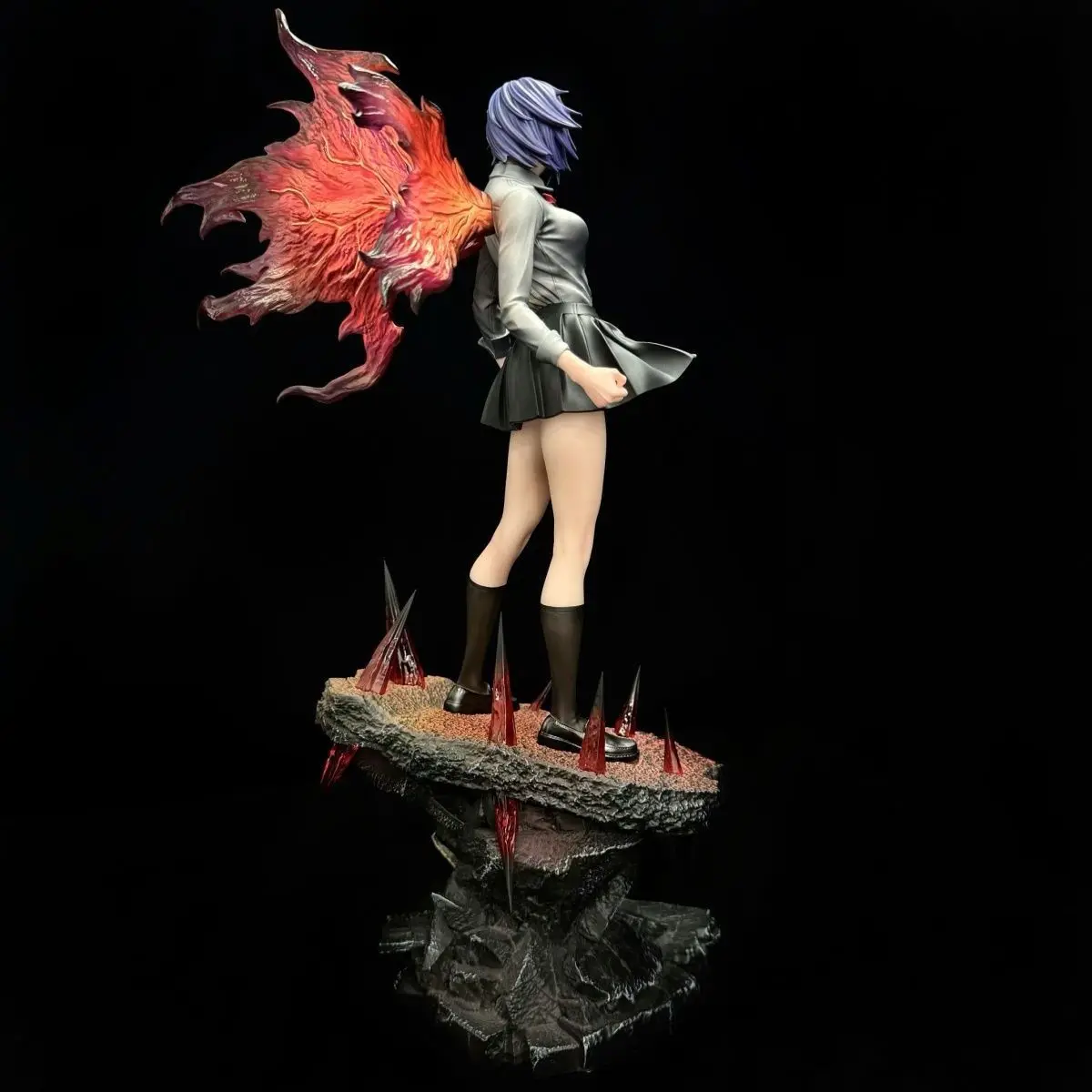 28 سنتيمتر توكا كيريشيما الشكل طوكيو الغول أرقام اثنين رئيس تمثال جمع الدمى مكتب ديكورا نموذج لعب هدايا عيد ميلاد الاطفال #5