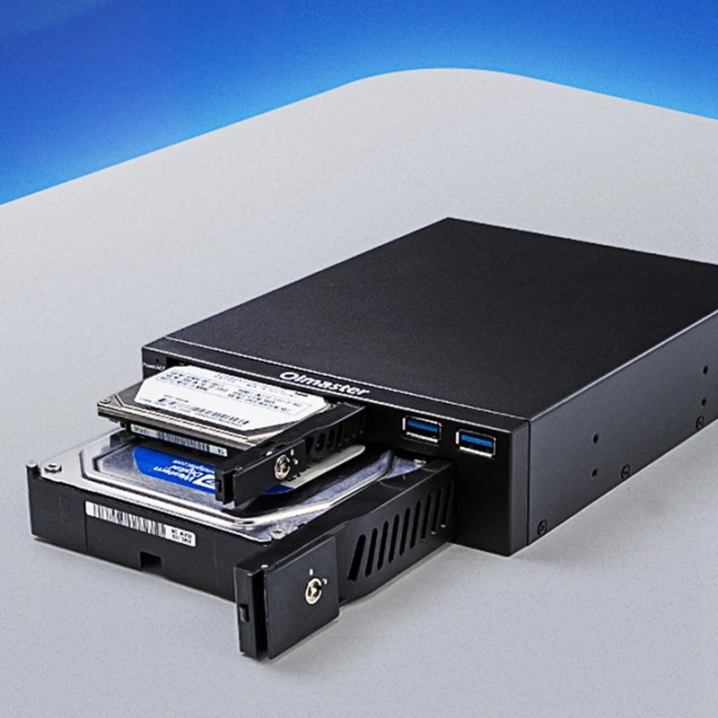 Oimaster MR-6203 Chassis Hard Disk Enclosure Dual-Disc Optical Drive Hard Disk Enclosure For 2.5/3.5 Inch Hard Disk Rack Bracket