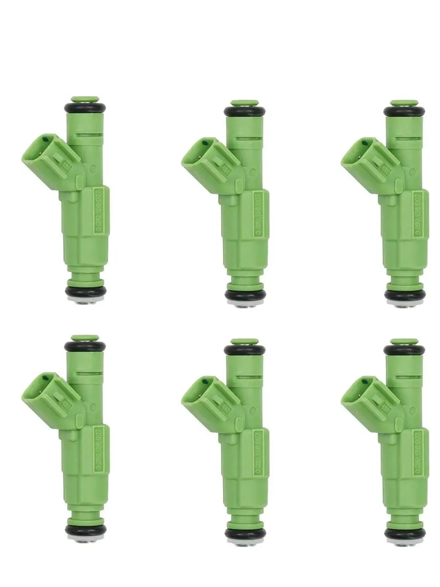 

6pcs Fuel Injectors 0280156007 for 2001-07 Chrysler Dodge Town Country 3.3L 3.8L 04861454AA 812-12141 FJ477 81212141 62253