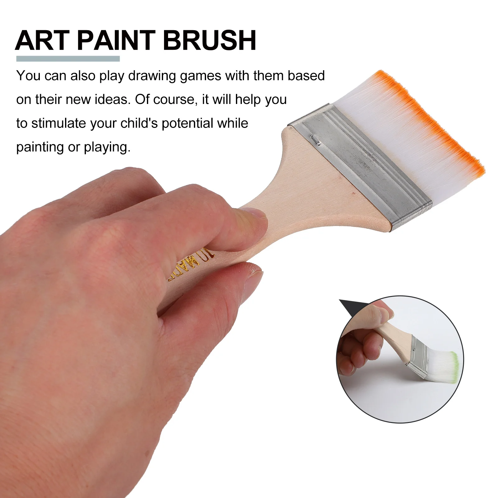 

12pcs Oil Painting Brush Set Nylon Hair Wooden Handle For Acrylic Watercolor Varnishes Kids Adult Craft Art Diy Flat Paint