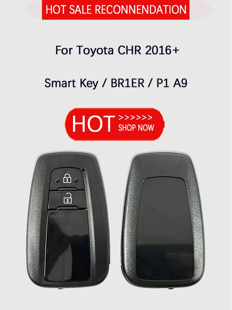 CN007225 Aftermarket for Toyota Prius 2016-2018 Smart Auto Key Control Remote 2 Buttons 314MHz 23451-0351 FCC ID: BR1EW PAGE1