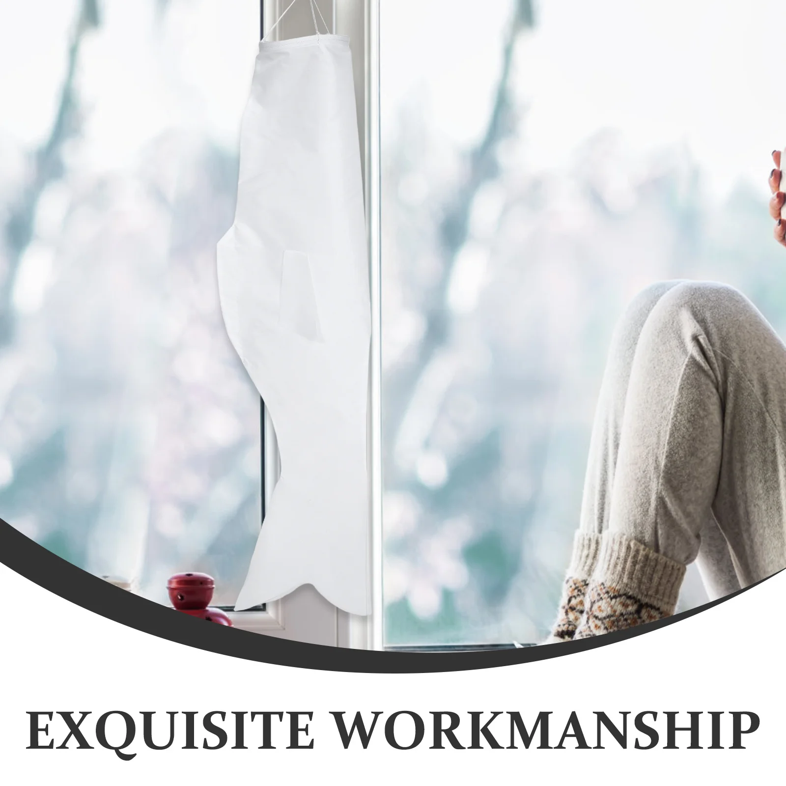 DIY غير مصبوغ طائرة ورقية سمك الشبوط علم فارغ للمشروعات الفنية الإبداعية الأبيض كينوبوري ديكور معلق للأطفال المدارس المهرجانات #3