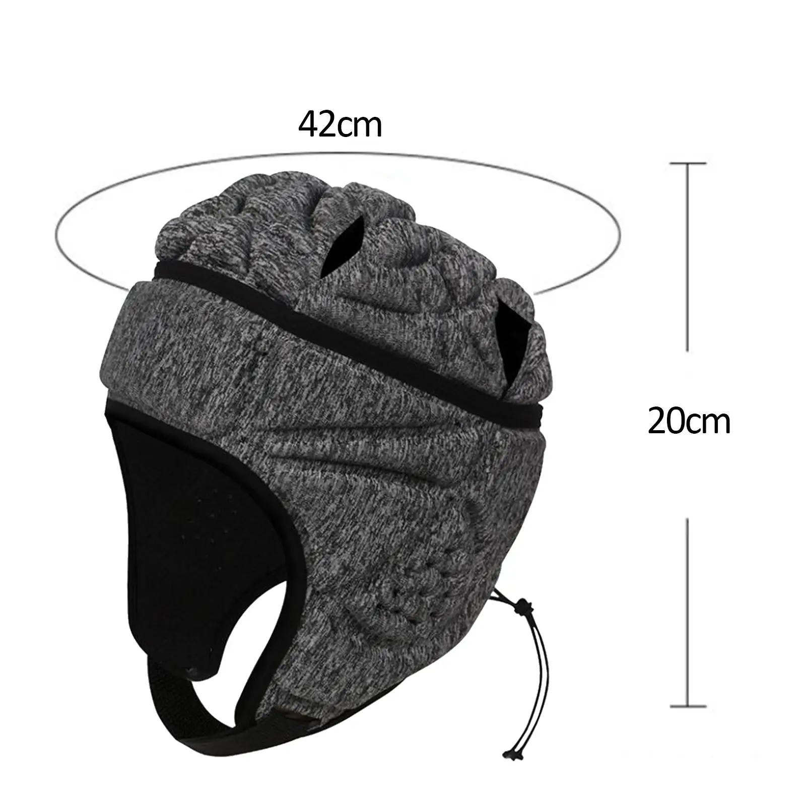 Rugby Helmet Shockproof Rugby Headguard Rugby Protective Cap Rugby Headgear for Pitcher Flag Football Playing Soccer Baseball