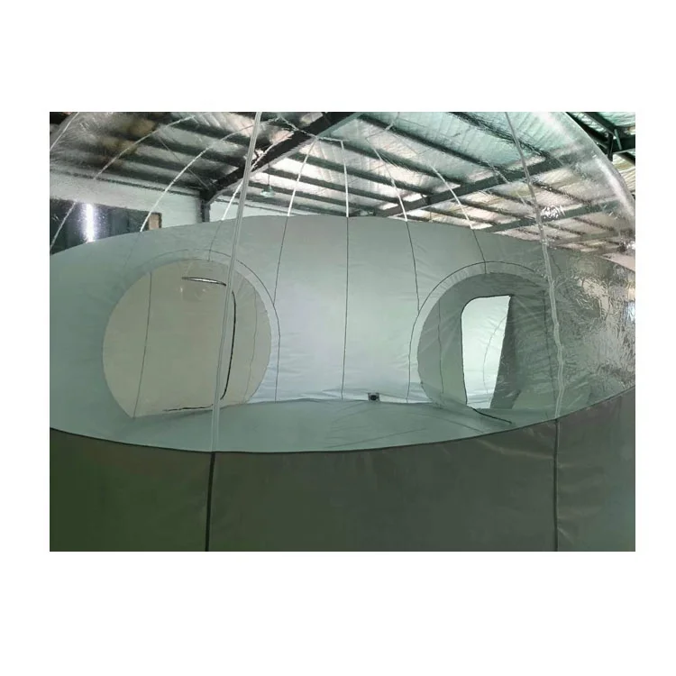 

Customized size transparent PVC bubble house dome tent for sale